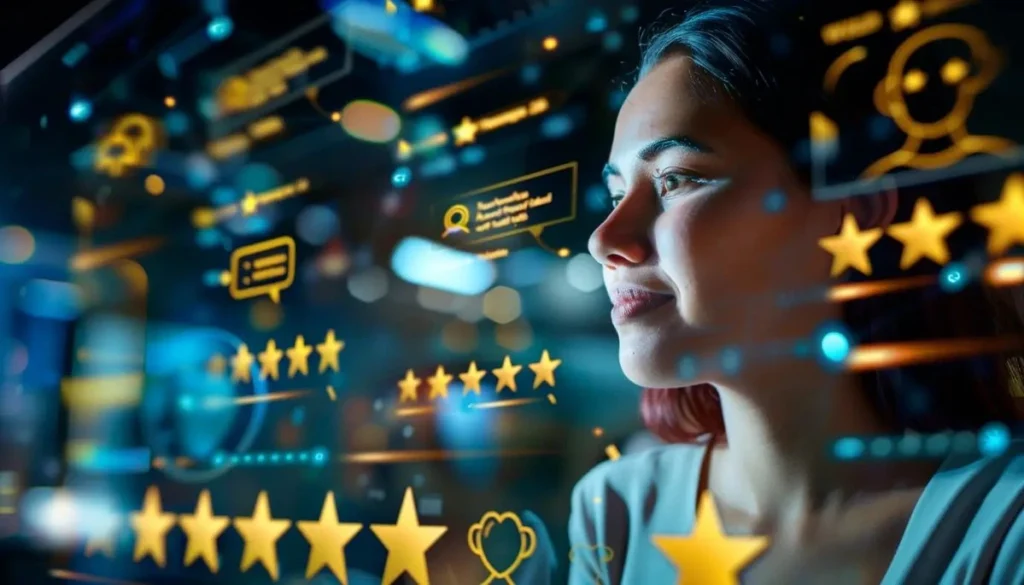 Customer reviews for local businesses